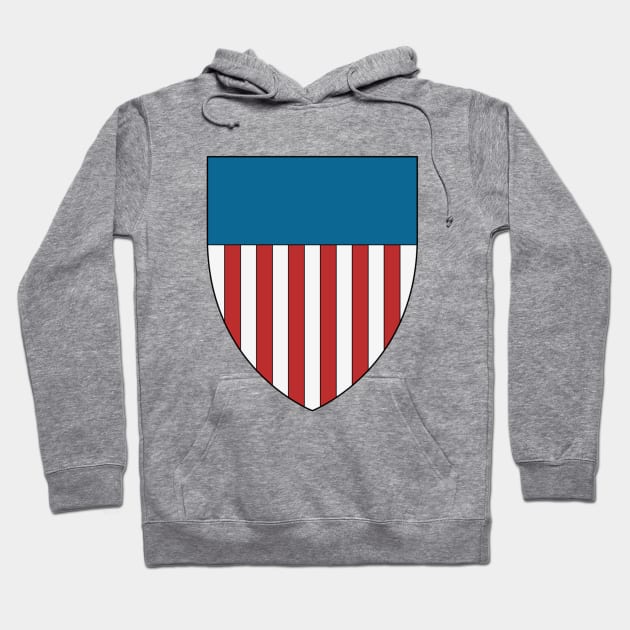 USA Shield Hoodie by iaredios